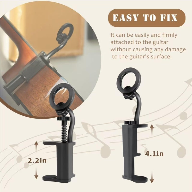 FAELUNE Magnetic Guitar Phone Holder Mount, Adjustable & Rotatable Arm, Supports iPhone 12+&Magsafe, Universal Phone Fit, Ideal for Digital Sheet Music, Teaching Videos, Live Streaming & Recording - Image 5